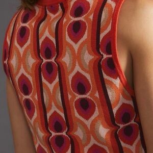 Anthropologie - Maeve - Vera Jacquard Sweater Vest - Size Medium